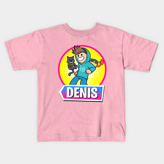 Dancing Denis With Logo Denis Roblox Kids T Shirt Teepublic - denis daily t shirt roblox