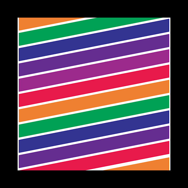 Colorful Stripe Pattern by Brobocop