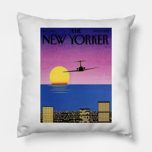 Hiroshi Nagai - City At Night Pillow