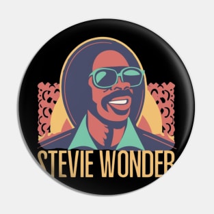 Stevie “The Genius” Wonder Pin