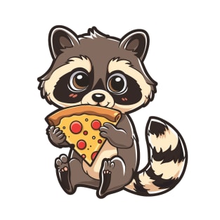 Raccoon and Pizza T-Shirt