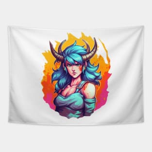 Demoness mage Tapestry