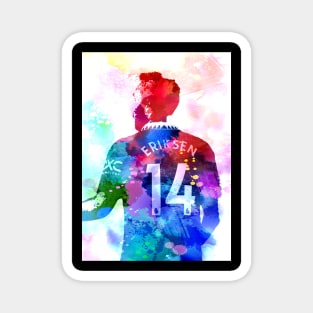 Christian Eriksen Watercolor Magnet