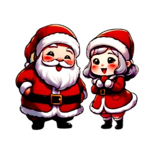 Happy Kawaii Santa Claus 06 T-Shirt