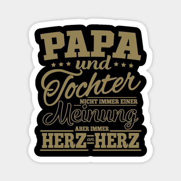 Vater und Tochter Partner Shirt Herz an Herz Papa Tochter Spruche