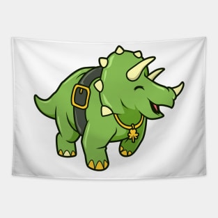 Triceratops Leprechaun - St Patricks Triceratops Tapestry