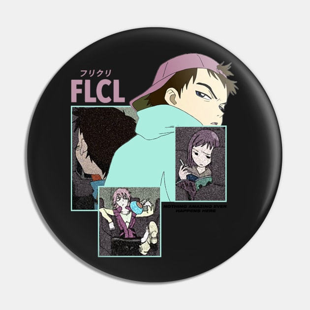 FLCL ''DEAD END'' V2 Pin by riventis66