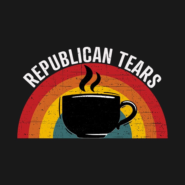 Republican Tears Sunset Retro Gift by Creative Endeavors