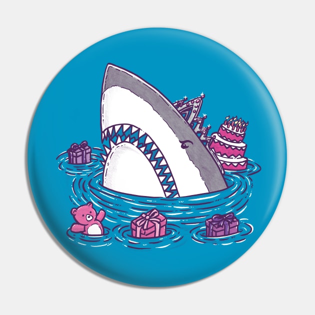 Birthday Princess Shark Pin by nickv47