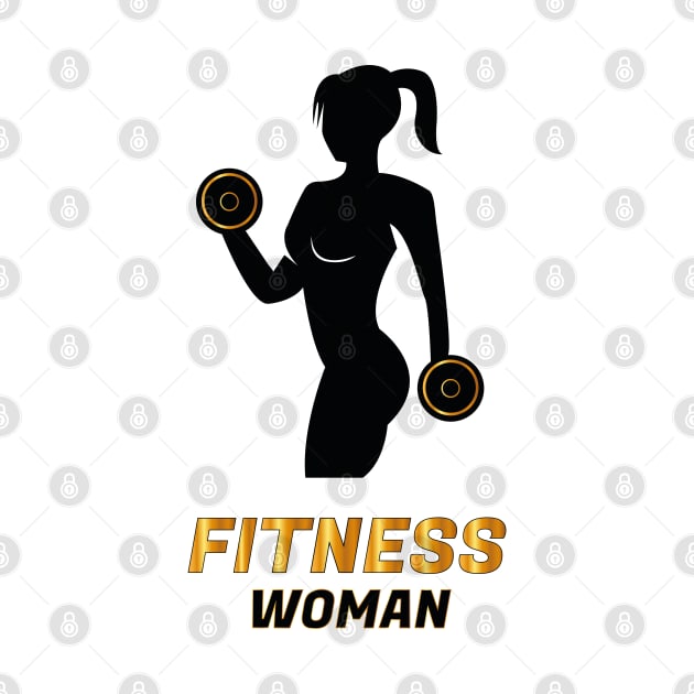 Fitness woman by HB WOLF Arts