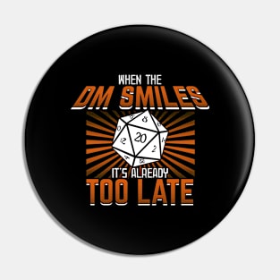 D20 Dice RPG Tabletop Gaming Gamer Gift Pin