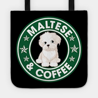 Maltese And Coffee Tote