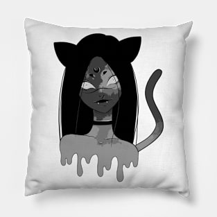 Black cat Pillow