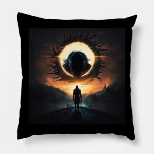 evil sun Pillow