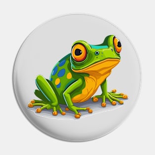 Frog Portrait Pin