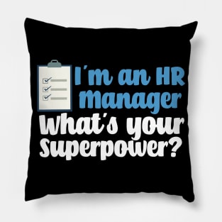 Funny Human Resources Manager Pillow