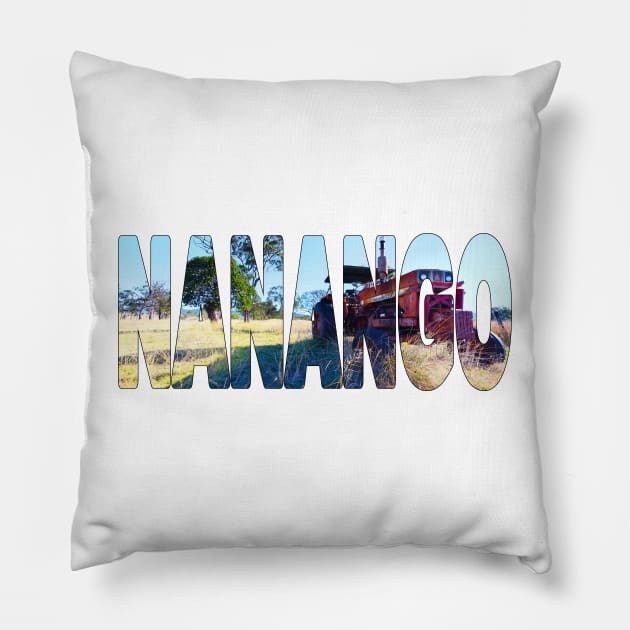 NANANGO - Country Queensland Old Tractor Pillow by TouristMerch