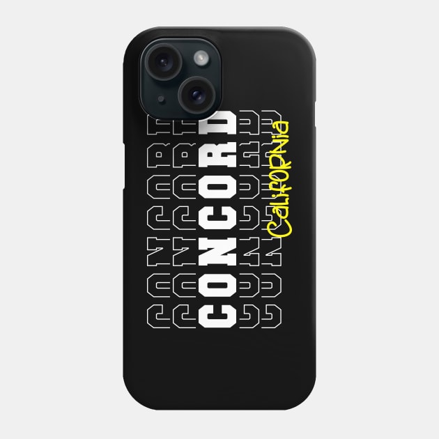 Concord city California Concord CA Phone Case by TeeLogic