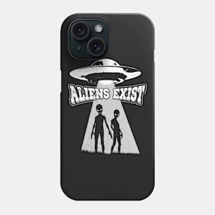 Alien Abduction - UFO Aliens Exist Gift print Phone Case