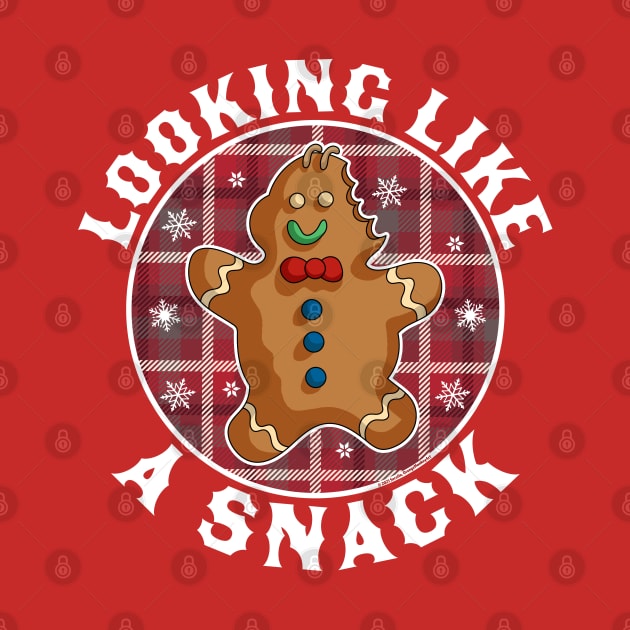 Looking Like A Snack Gingerbread Man Christmas Cookie Xmas by OrangeMonkeyArt