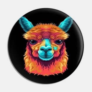 Alpaca Smiling Pin