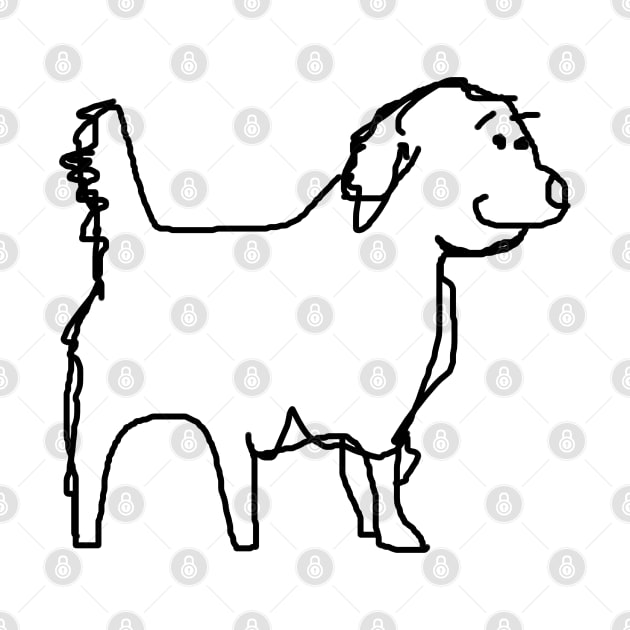 Ruff Dog Doodle by ellenhenryart