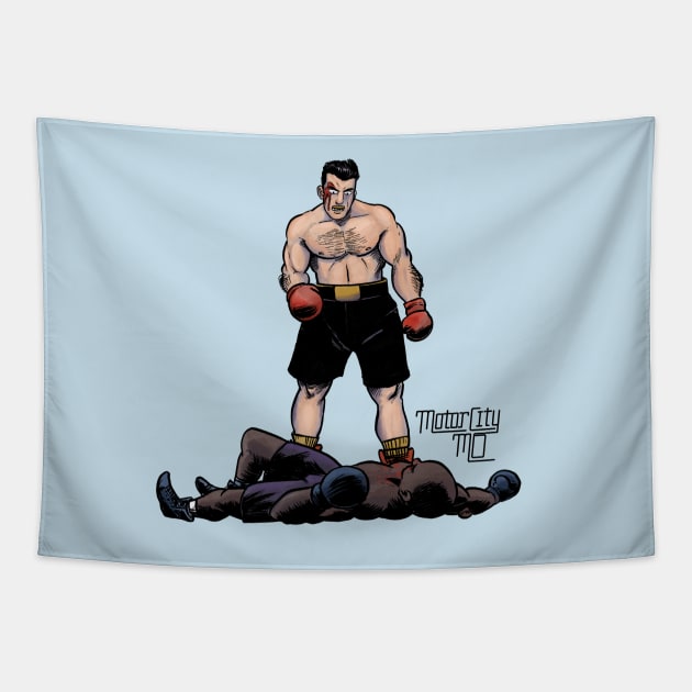 Mo's Boxing Days Tapestry by 3YsMenMedia