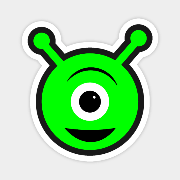 Funny Alien Magnet by satyam012