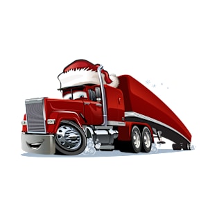 Cartoon christmas truck T-Shirt