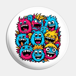 We are very cute little monsters Pin