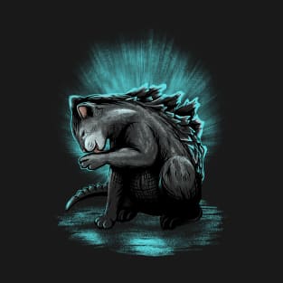 Cat-zilla Kaiju cute monster T-Shirt