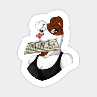 cherry keyboard writer logo Magnet