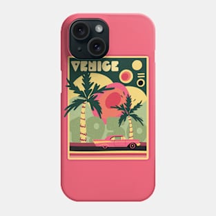 Venice Beach Vintage Matchbook Design Phone Case