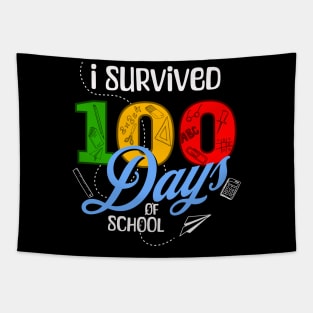 I Survived 100 Days of School Tapestry