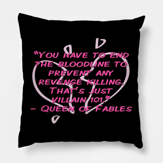 End The Bloodline Pillow by OCDVampire