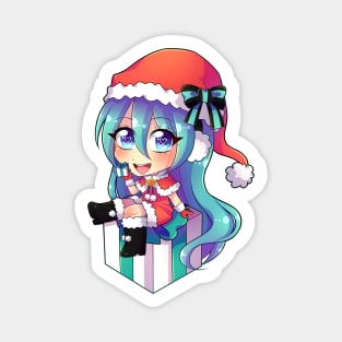 VOCALOID Hatsune Miku Chibi Christmas version Magnet