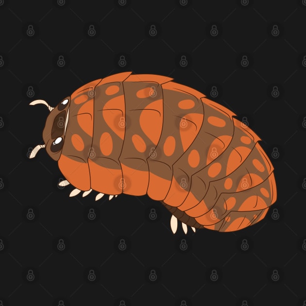 Red Tiger Isopod by TwilightSaint