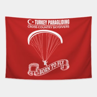 Paragliding | Turkey Skydivers 2021 | 2 Sided Tapestry