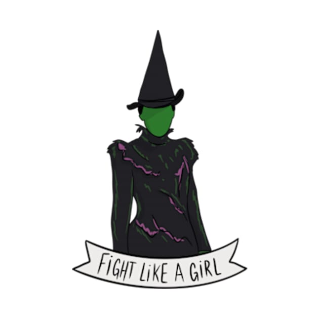 Fight Like Elphaba by byebyesally