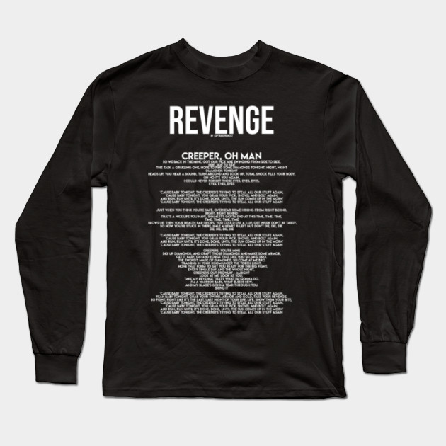 Creeper Aw Man Lyrics Minecraft Long Sleeve T Shirt Teepublic