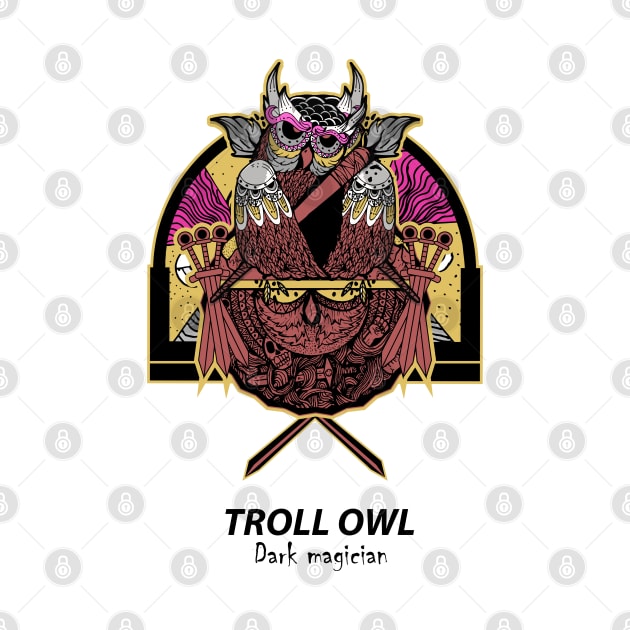 Dark Magician Troll Owl by Unestore