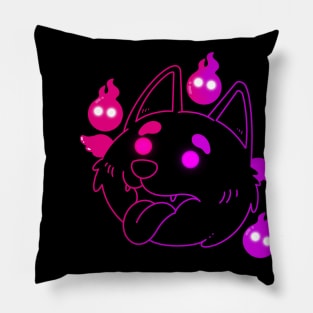 Retro Ghost Dog Pillow