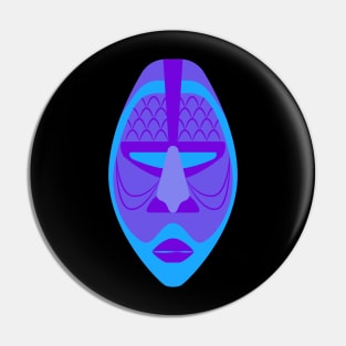 African Festival Mask Pin