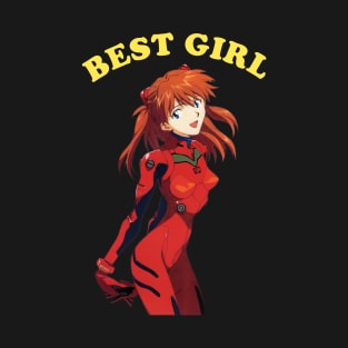 Best Girl Asuka Langley Aesthetic Meme T-Shirt