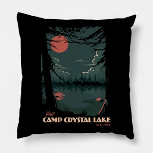 visit camp crystal lake Pillow