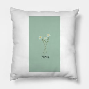 Inspire Daisy Design Pillow