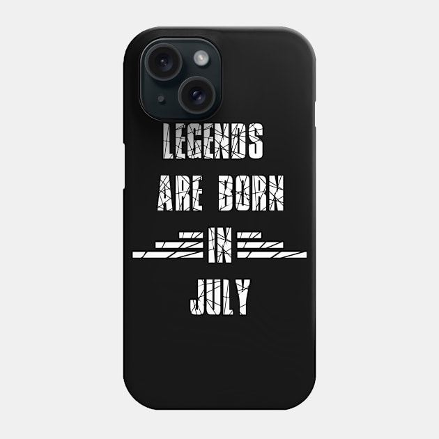 Legends are born Phone Case by sopiansentor8