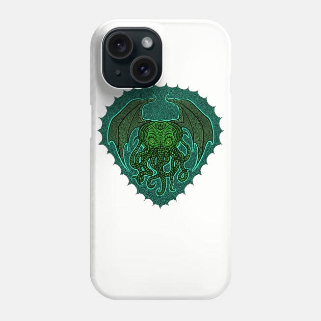 Cthulhu Madness Phone Case by fakelarry