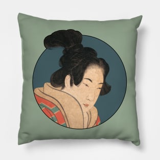 Katsushika Hokusai Portrait of a Woman Pillow