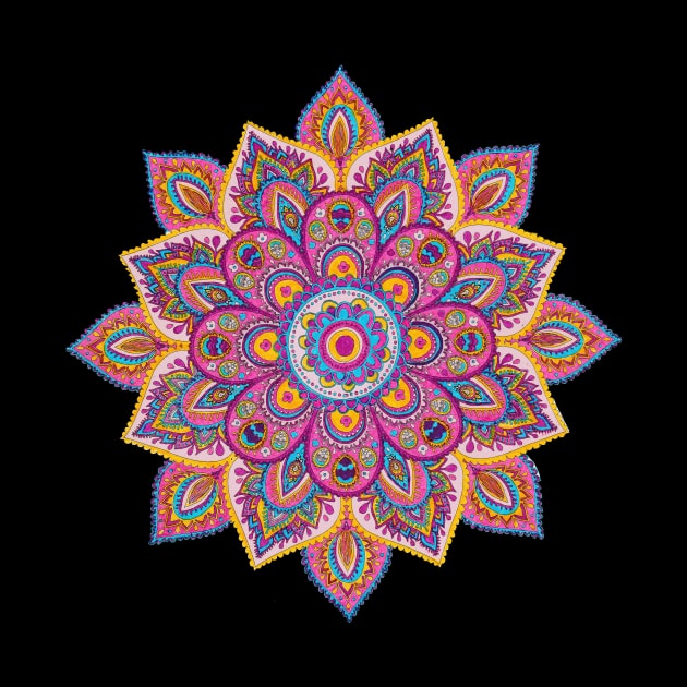 Flower Mandala by SimulatedSpace